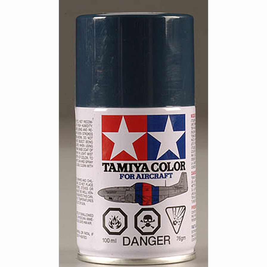 Airplanes * | Tamiya Aircraft Spray Paint As-8 Navy Blue (Us Navy) 100Ml