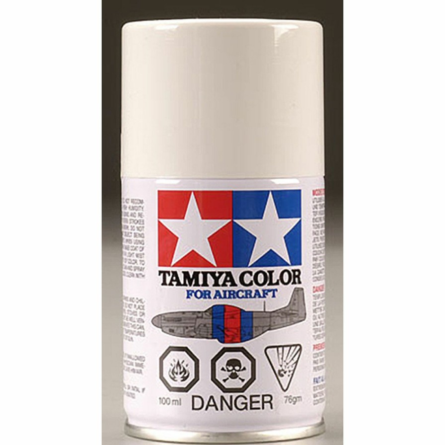 Airplanes * | Tamiya Aircraft Spray Paint As-20 Insignia White (Usn) 100Ml