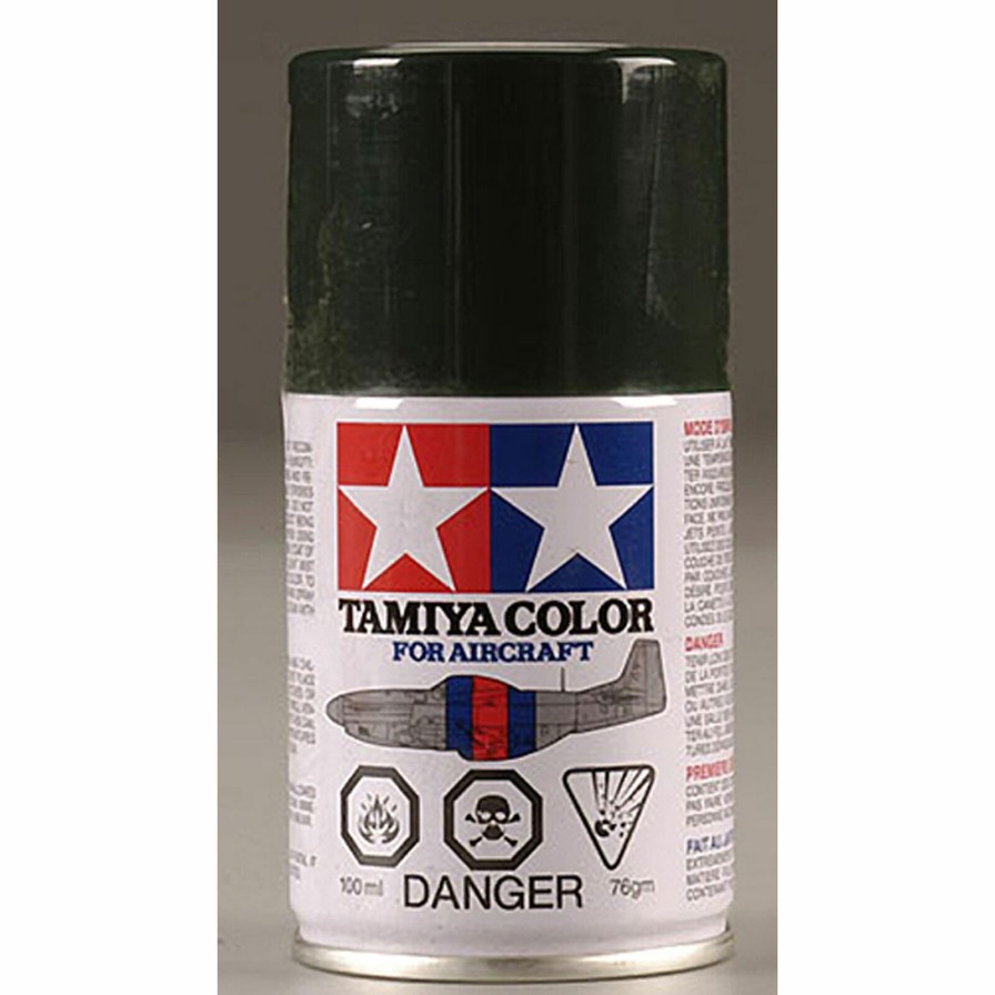 Airplanes * | Tamiya Aircraft Spray Paint As-13 Green (Usaf) 100Ml