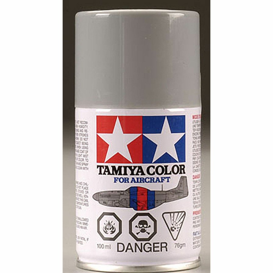 Airplanes * | Tamiya Aircraft Spray Paint As-7 Neutral Gray (Usaf) 100Ml