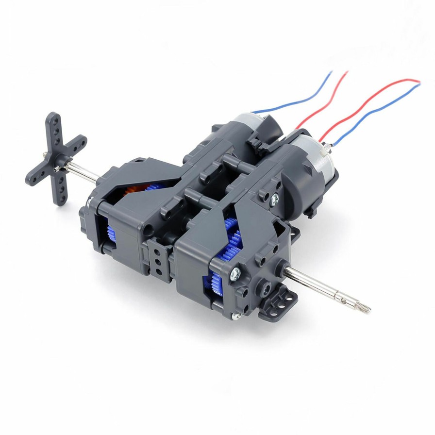 Hobbies & Activities * | Tamiya 5-Speed Twin Gearbox And Motors For Big Robots