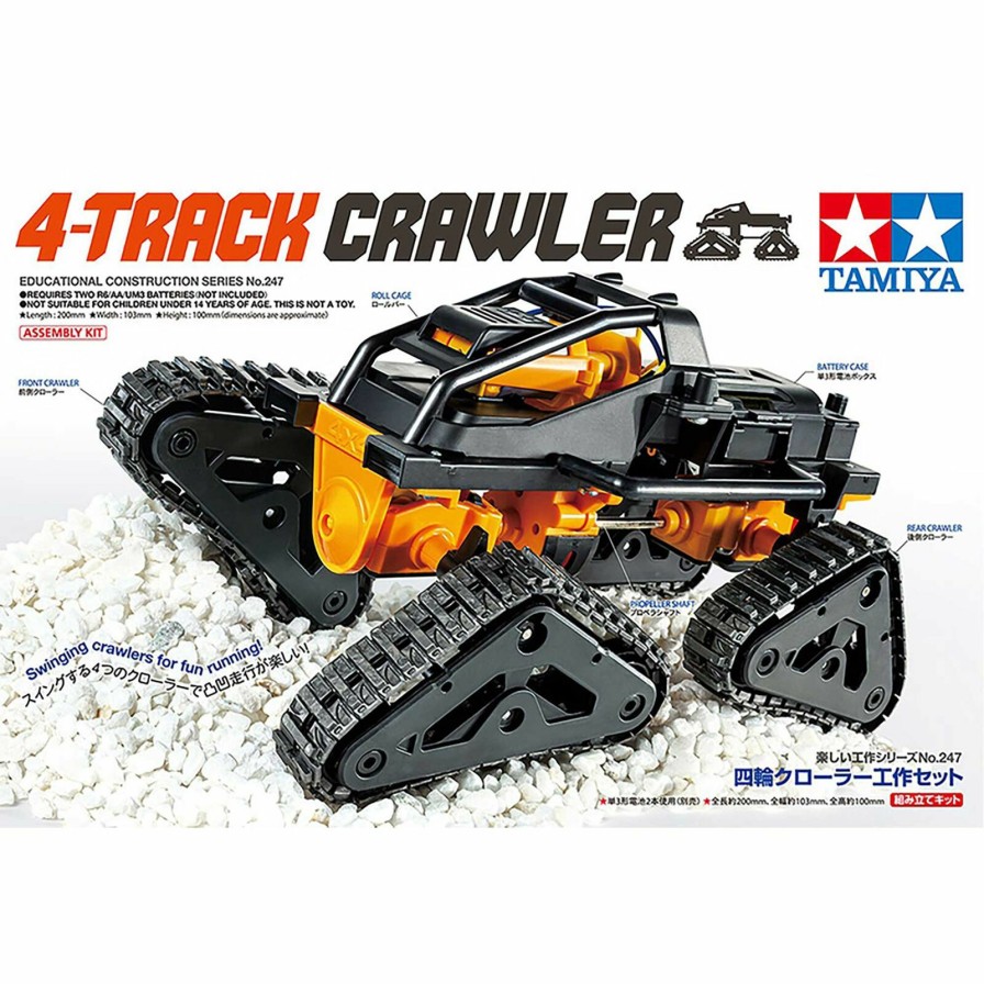 Hobbies & Activities * | Tamiya 4-Track Crawler: Educational Construction Series No.247