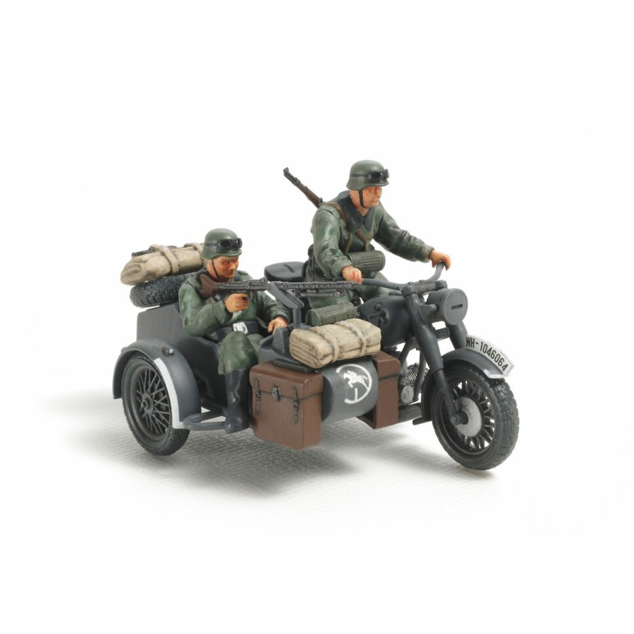 Cars & Trucks * | Tamiya 1/48 German Motorcycle & Sidecar