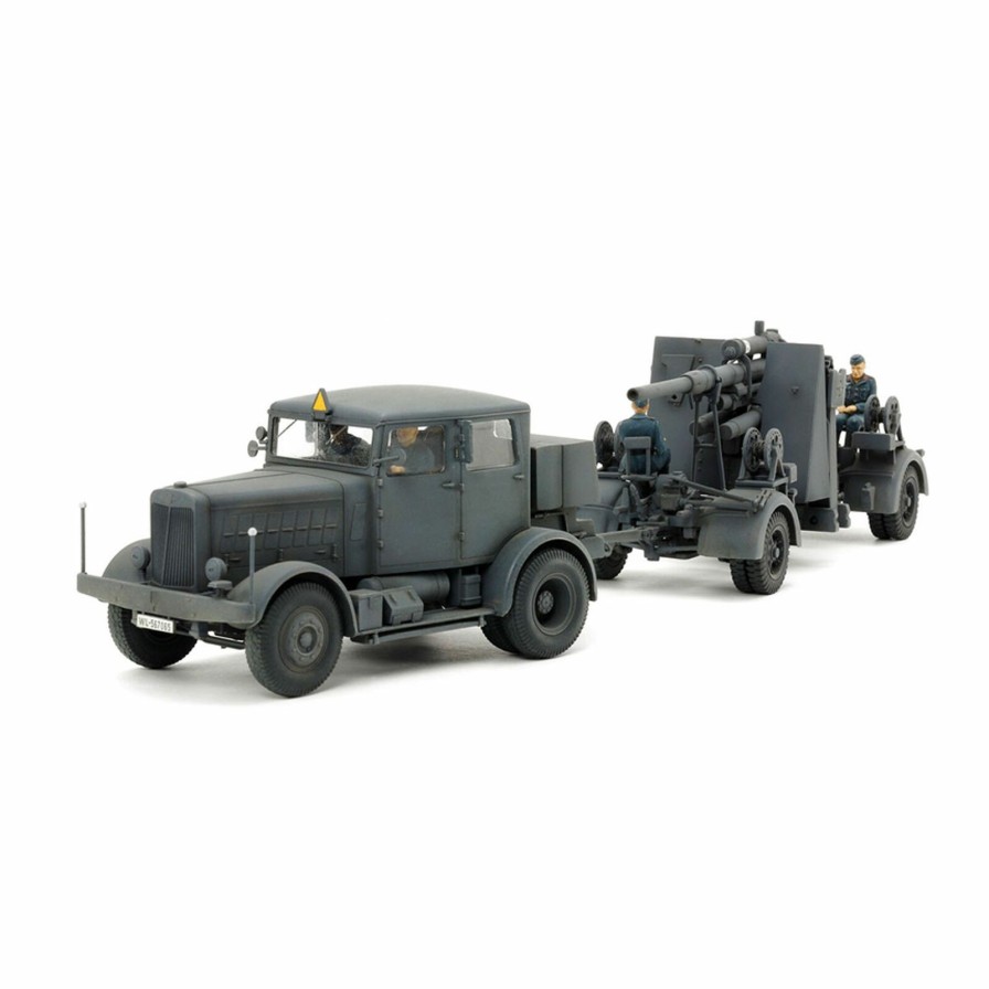 Plastics * | Tamiya 1/48 German Heavy Tractor Ss100 Gun Flak37 Set