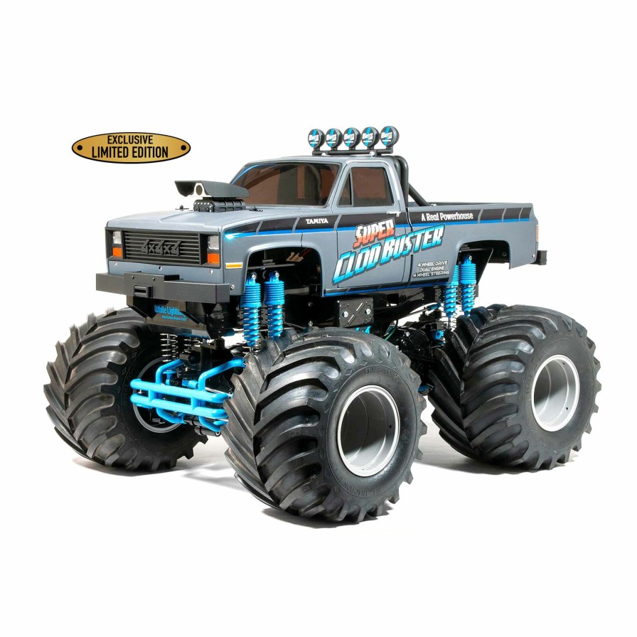 Cars & Trucks * | Tamiya 1/10 Super Clod Buster 4Wd Truck Kit Grey (Limited Edition)