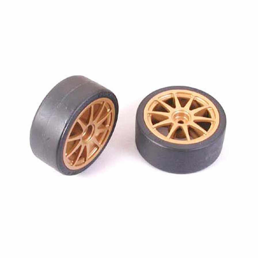 Cars & Trucks * | Tamiya 1/10 Pre-Mounted Front/Rear Drift Tires 12Mm Hex (2): All Touring