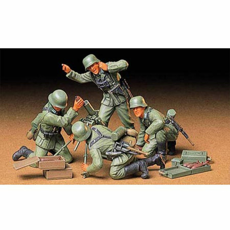 Cars & Trucks * | Tamiya 1/35 German Inf Mortar Team