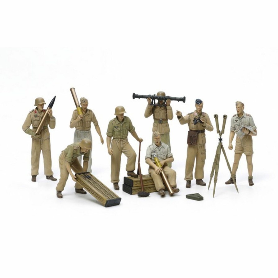 Plastics * | Tamiya 1/35 German Artillery Crew Afr Cor Luftwaffe