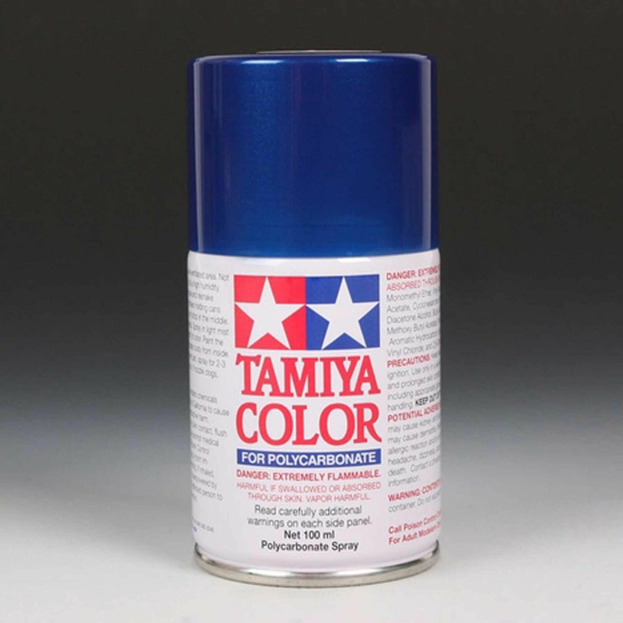 Airplanes * | Tamiya Polycarbonate Ps-59 Dark Metallic Blue, Spray 100 Ml