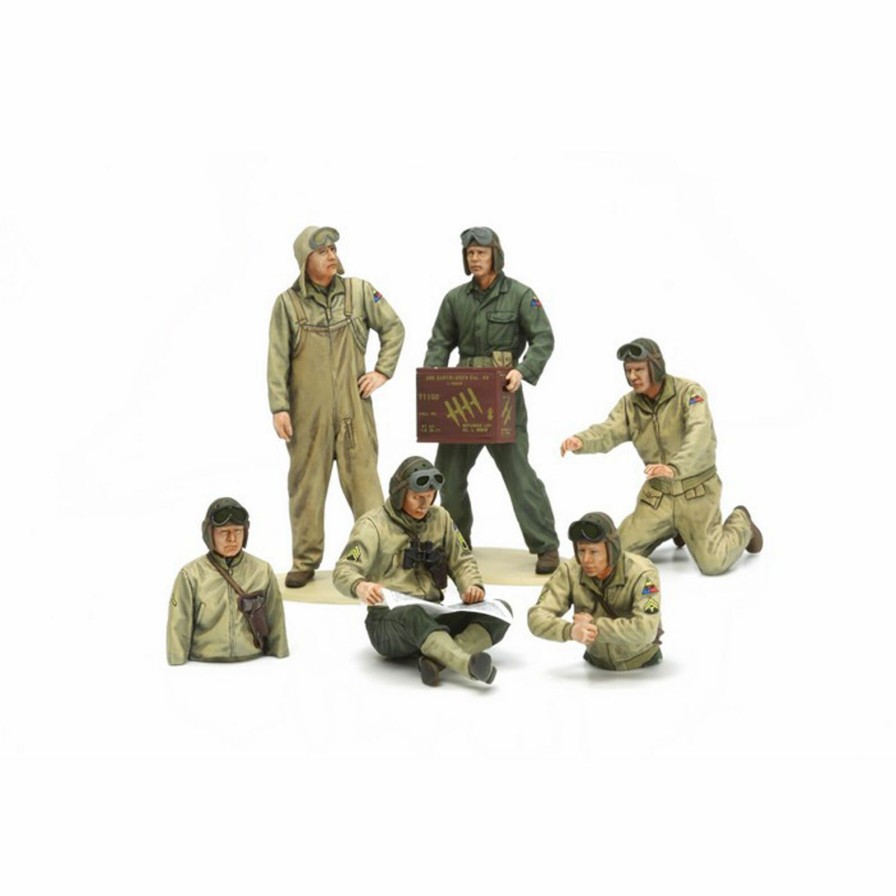 Cars & Trucks * | Tamiya 1/35 Us Tank Crew Set, European Theater