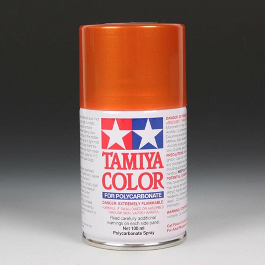 Airplanes * | Tamiya Polycarbonate Ps-61 Metallic Orange, Spray 100 Ml