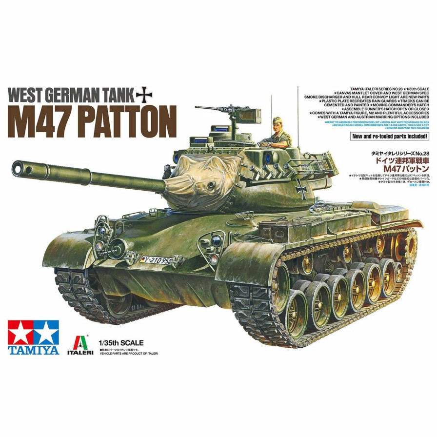 Plastics * | Tamiya 1/35 West German Tank M47 Patton