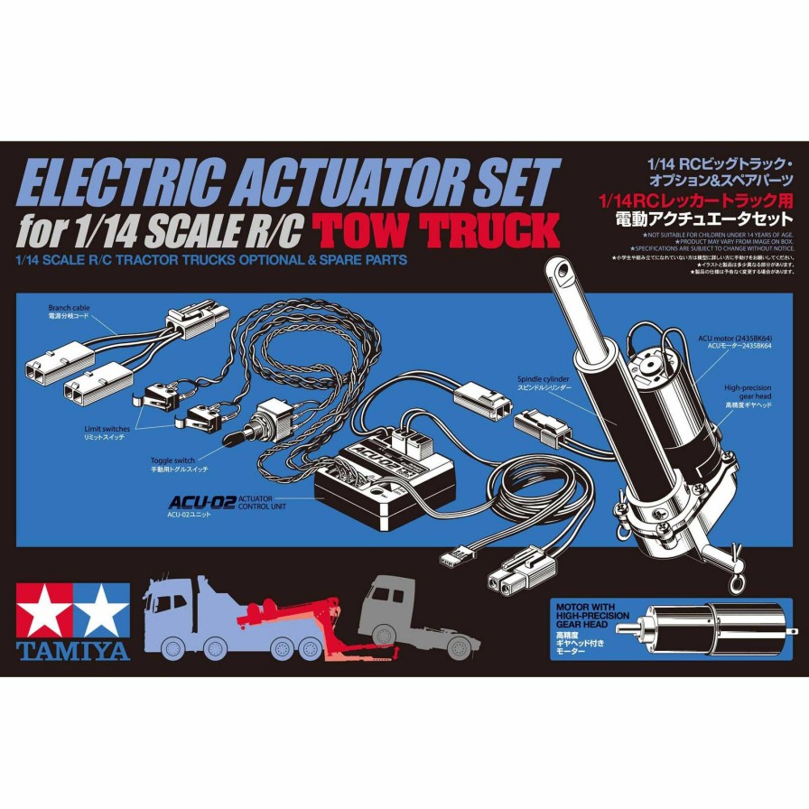 Cars & Trucks * | Tamiya Electric Actuator Set: Fh16 Globetrotter 750 8 4 Tow Truck