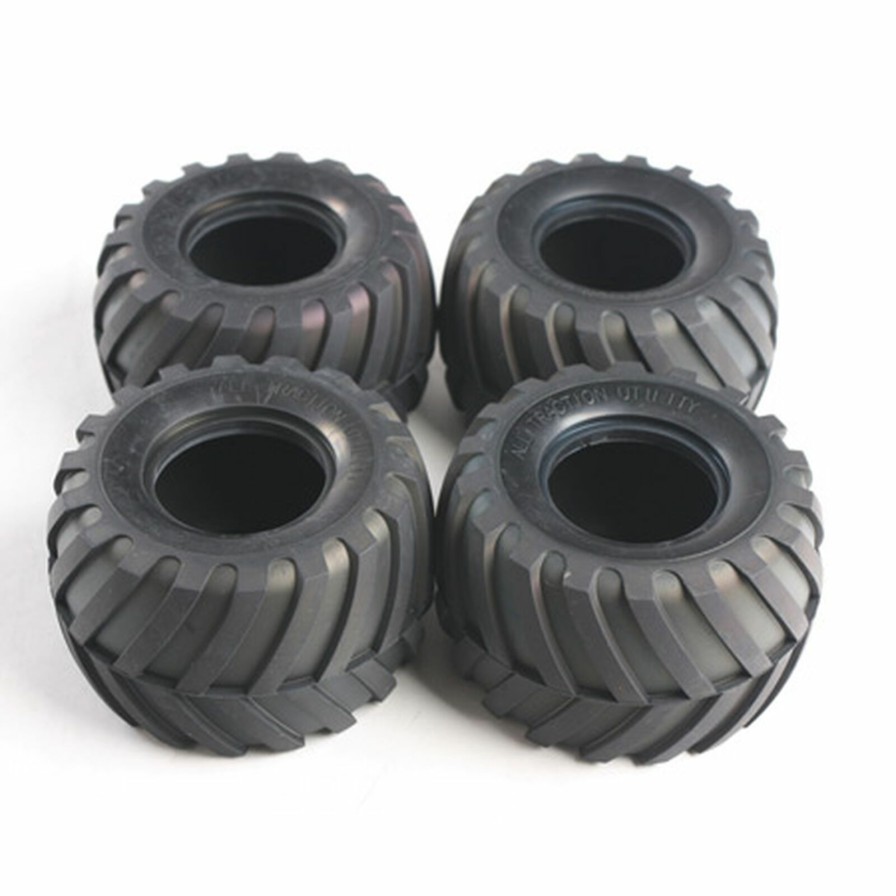 Cars & Trucks * | Tamiya 1/12 Front/Rear Tires (4): Lunchbox, Pumpkin