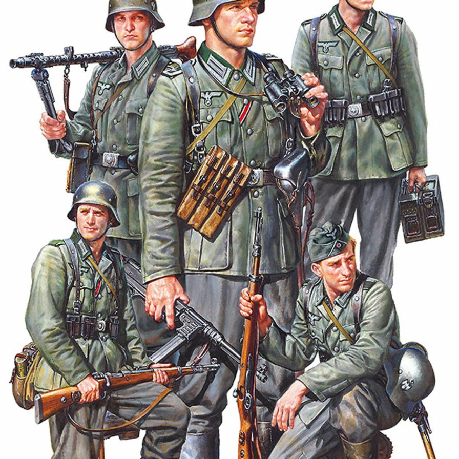 Plastics * | Tamiya 1/35 German Infantry Set Mid Wwii