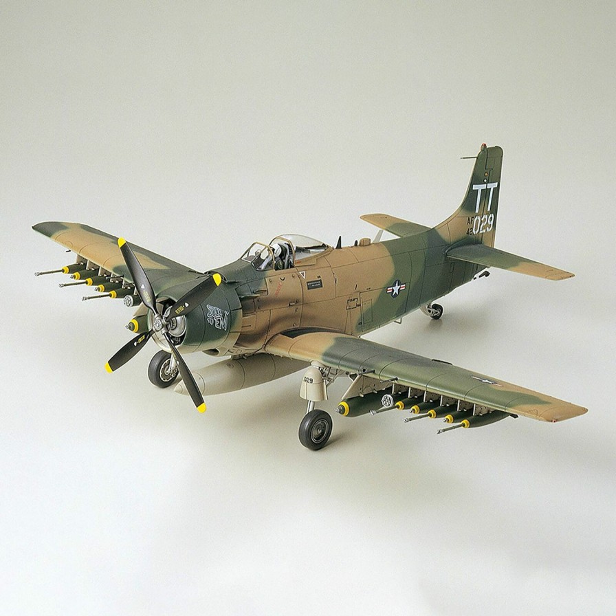 Plastics * | Tamiya 1/48 Douglas A1J Skyraider Usaf Scale Model