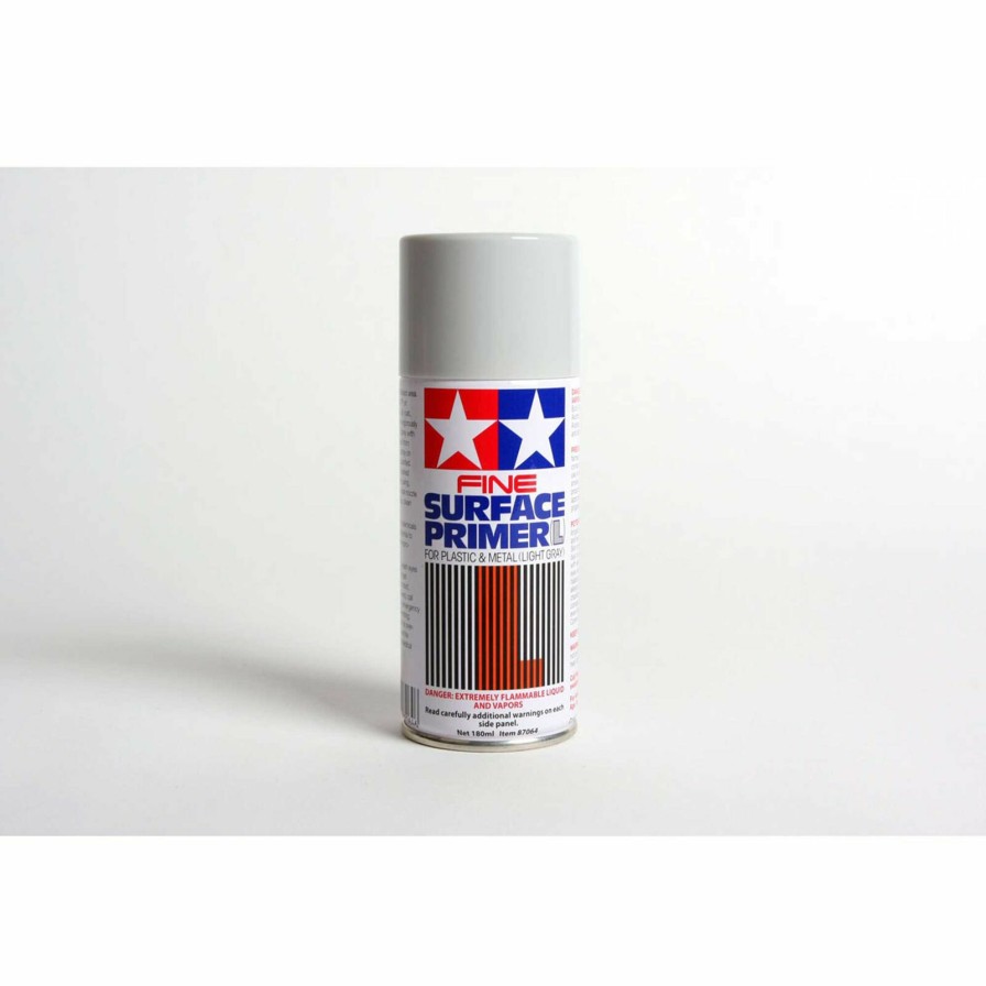 Airplanes * | Tamiya Gray Fine Surface Primer L, 180 Ml Spray Can