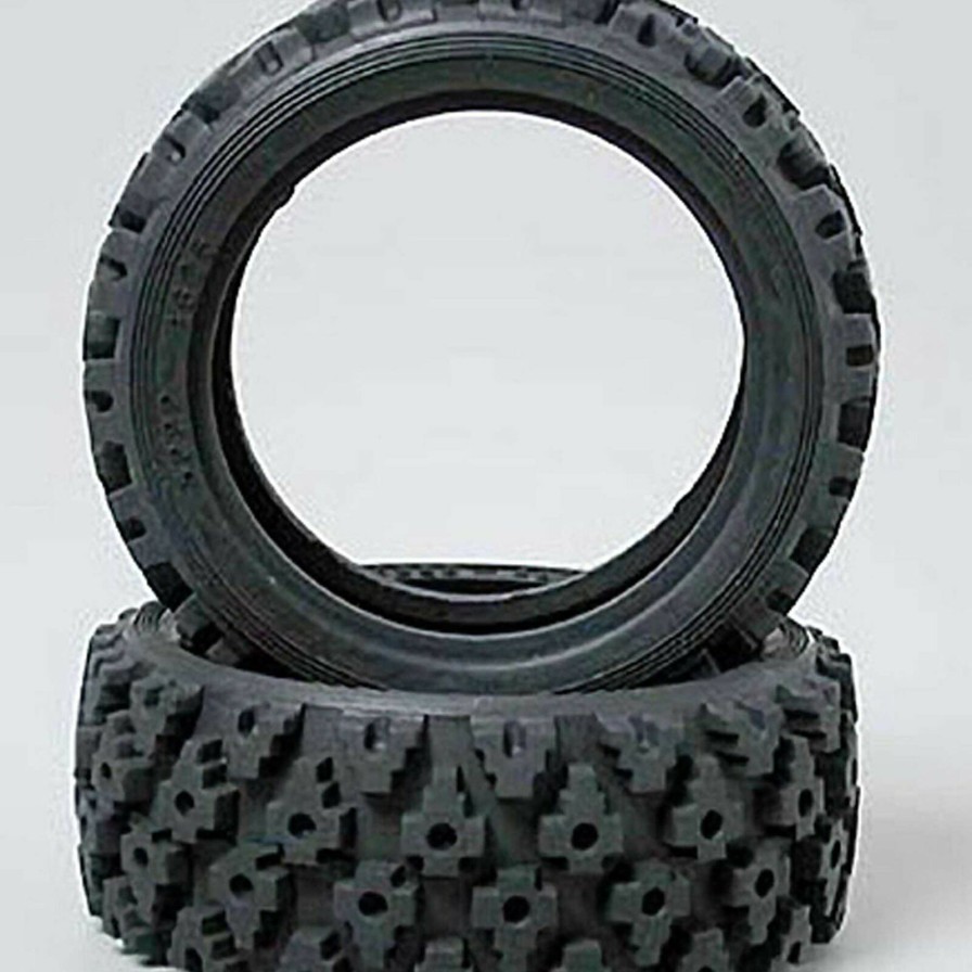 Cars & Trucks * | Tamiya 1/10 Rally Block Front/Rear Tires (2)