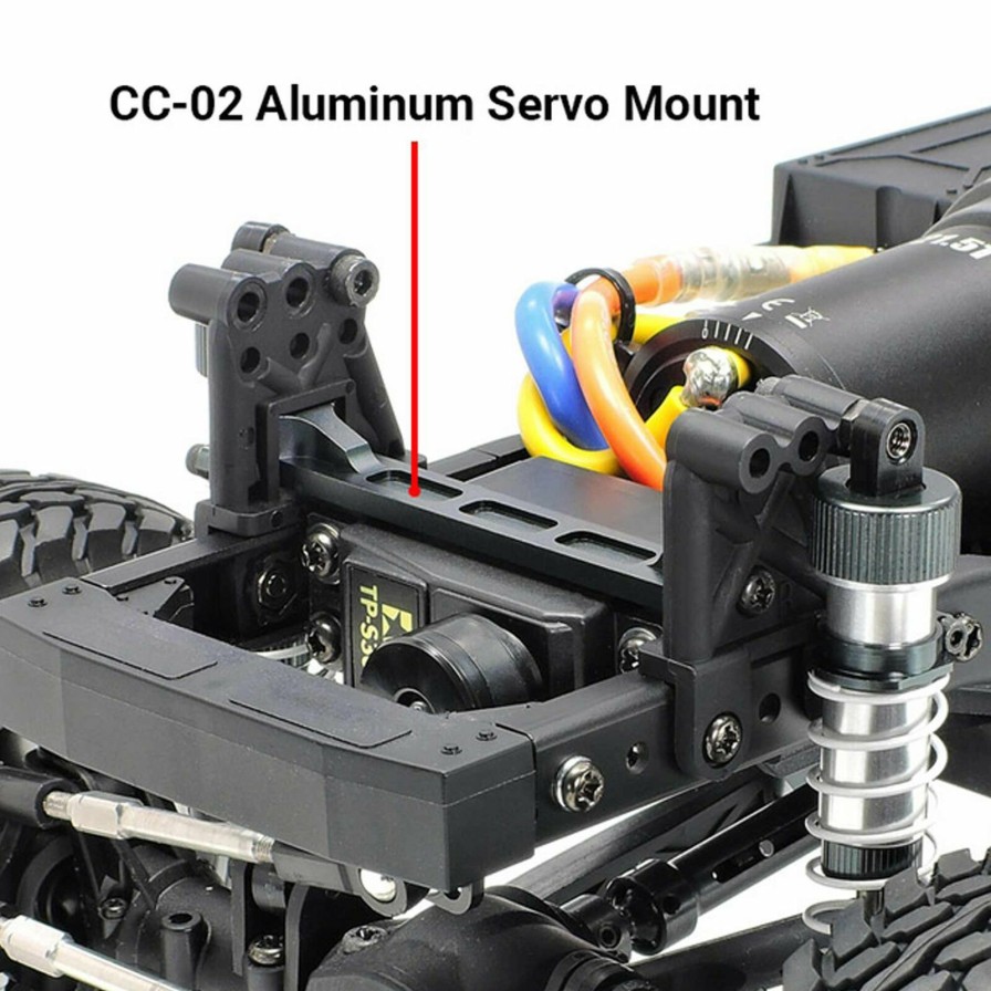 Cars & Trucks * | Tamiya Cc-02 Aluminum Servo Mount