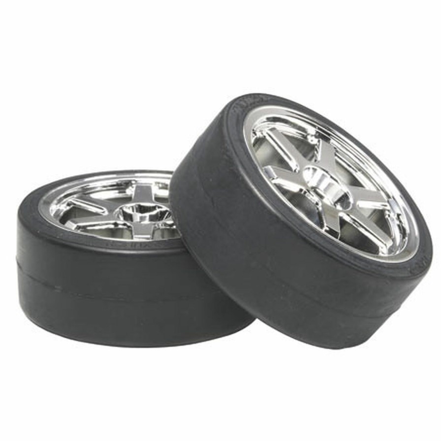 Cars & Trucks * | Tamiya 1/10 26Mm Drift Type D Pre-Mounted Tires (2)