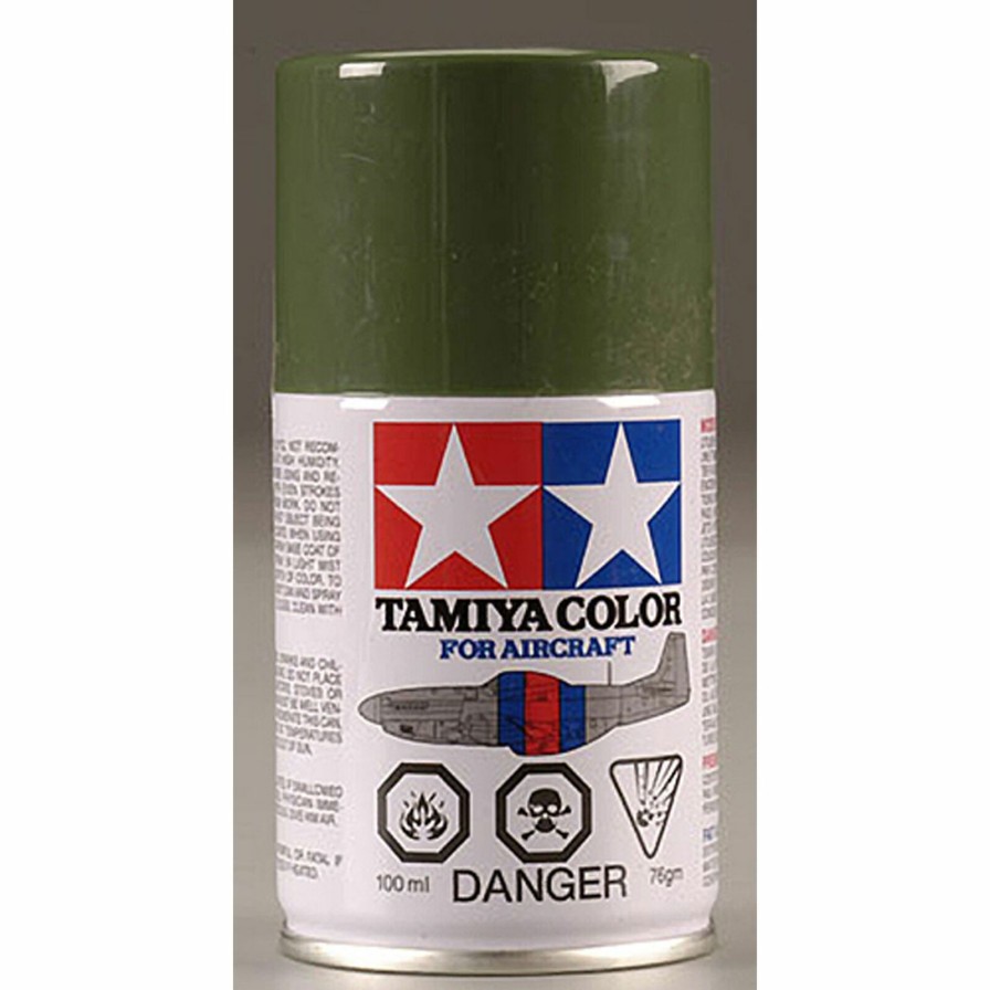 Airplanes * | Tamiya Aircraft Spray Paint As-9 Dark Green (Raf) 100Ml