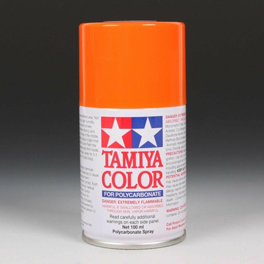 Airplanes * | Tamiya Polycarbonate Ps-62 Pure Orange, Spray 100 Ml