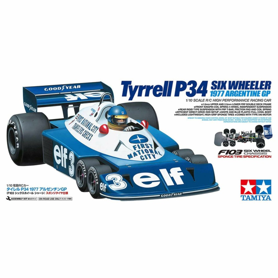 Cars & Trucks * | Tamiya 1/10 Rc Tyrrell P34 6 Wheel 1977 Argentine (Limited Edition)