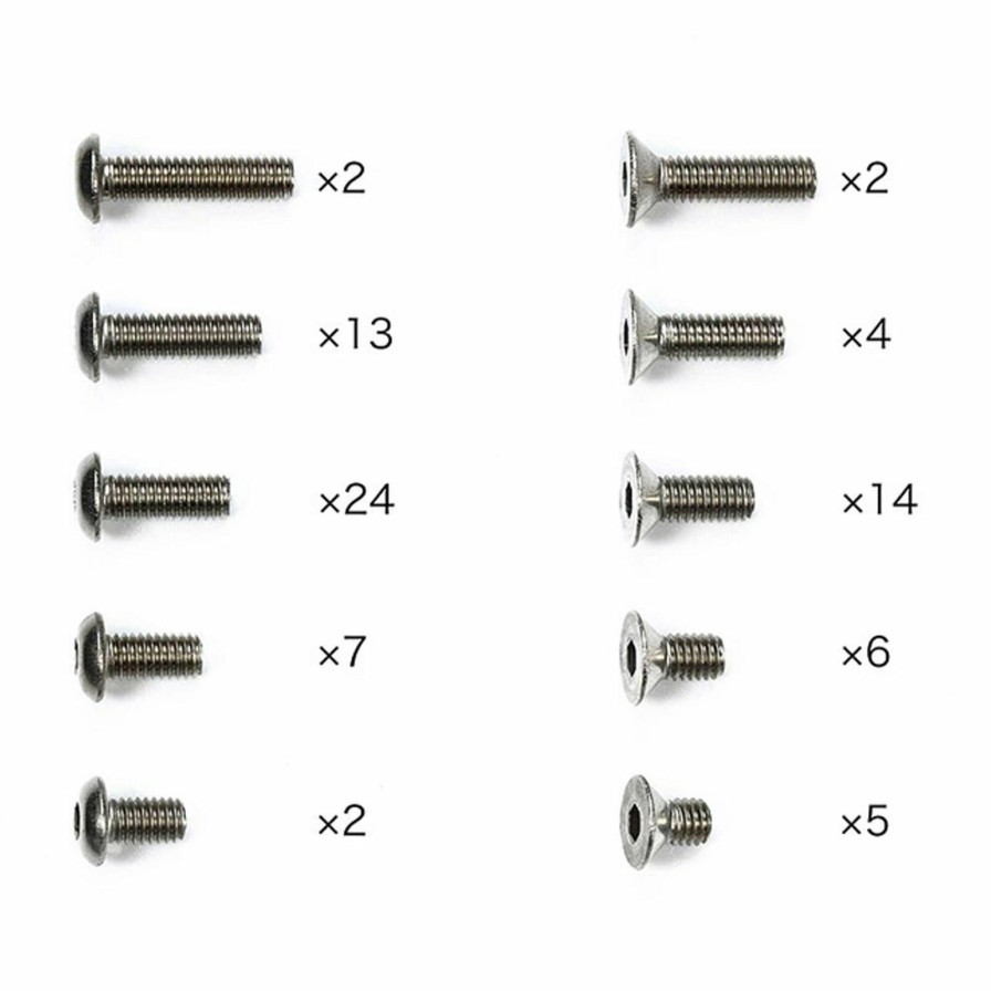 Cars & Trucks * | Tamiya Titanium Screw Set: Td4