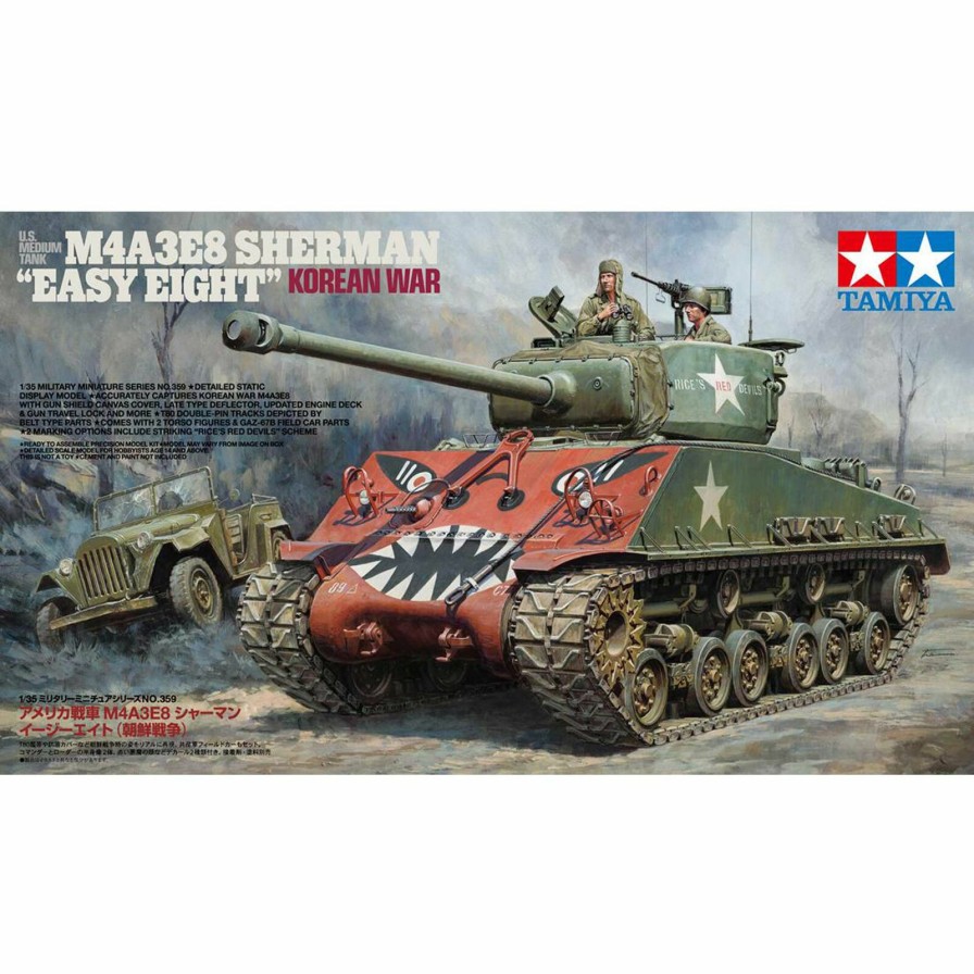 Plastics * | Tamiya 1/35 Us Tank M4A3E8 Sherman Easy Eight Korean War