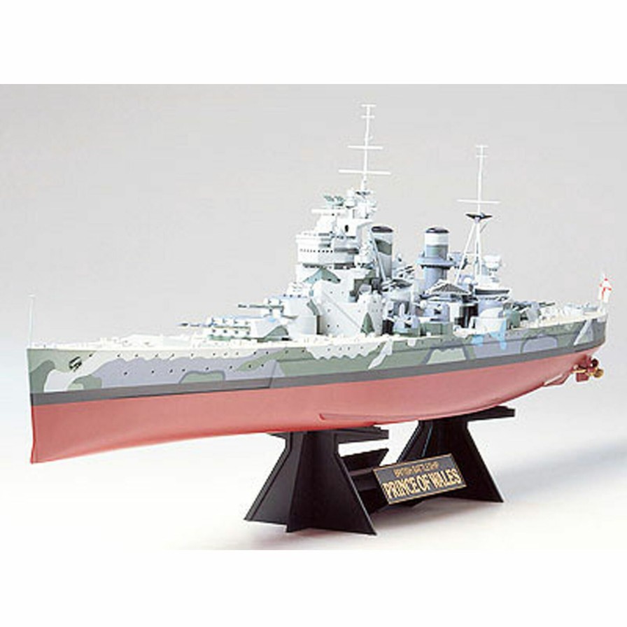 Cars & Trucks * | Tamiya 1/350 Prince Of Wales Battleship Scale Model