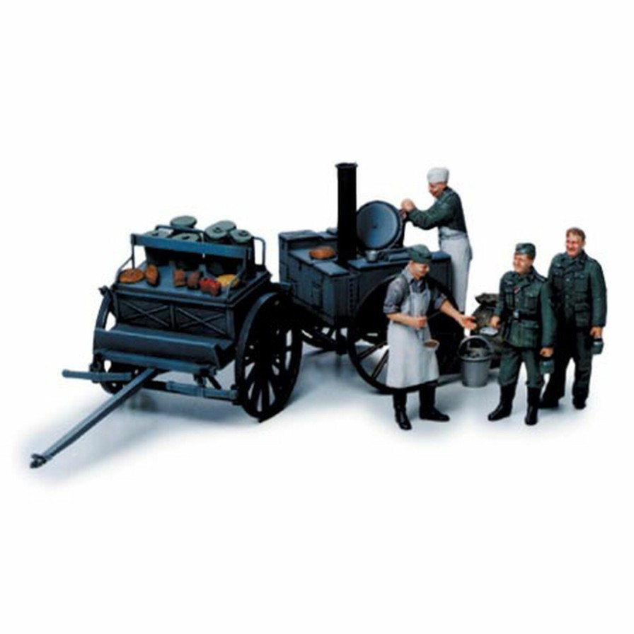 Plastics * | Tamiya 1/35 German Field Kitchen Scene