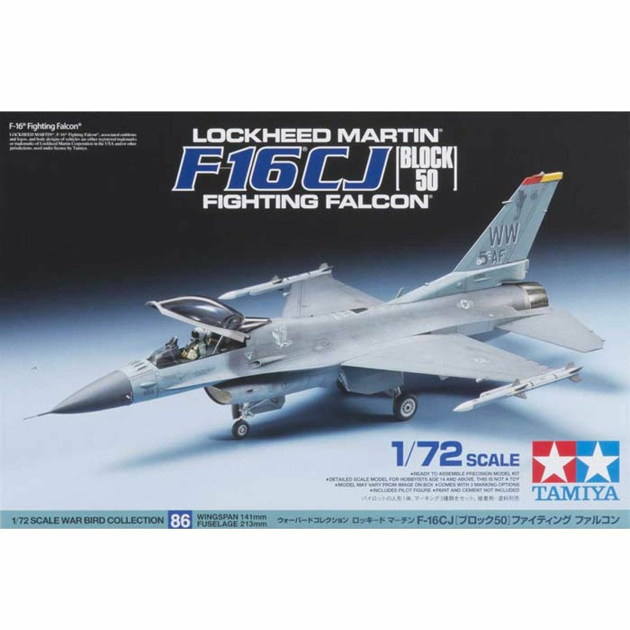 Plastics * | Tamiya 1/72 Lockheed Martin, F-16 Fighting Falcon