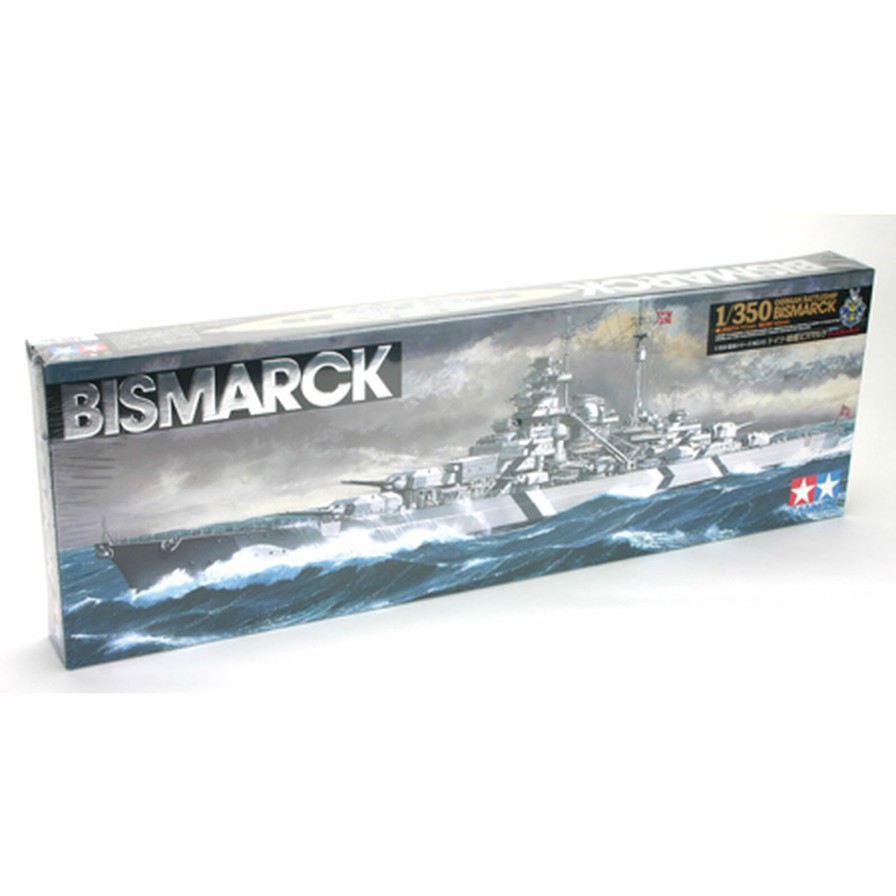 Cars & Trucks * | Tamiya 1/350 German Battleship Bismarck