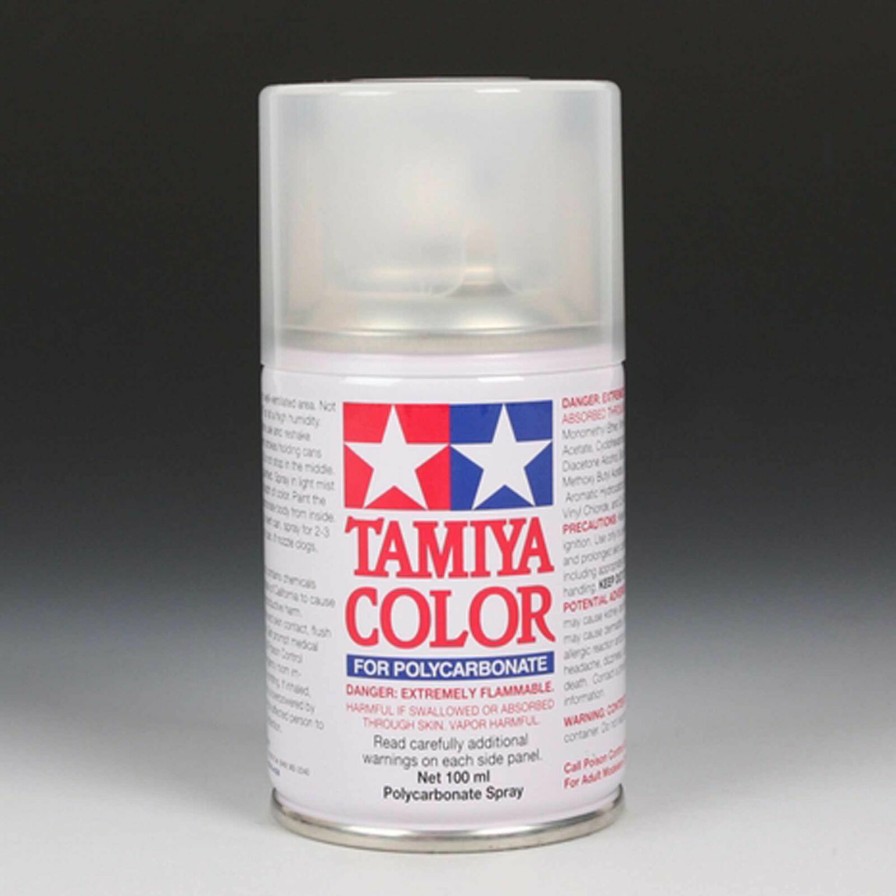 Airplanes * | Tamiya Polycarbonate Ps-55 Flat Clear, Spray 100 Ml