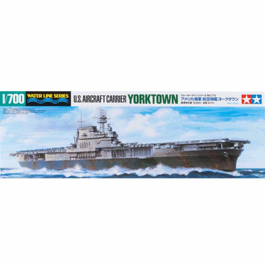 Cars & Trucks * | Tamiya 1/700 Us Aircraft Carrier Yorktown Cv-5