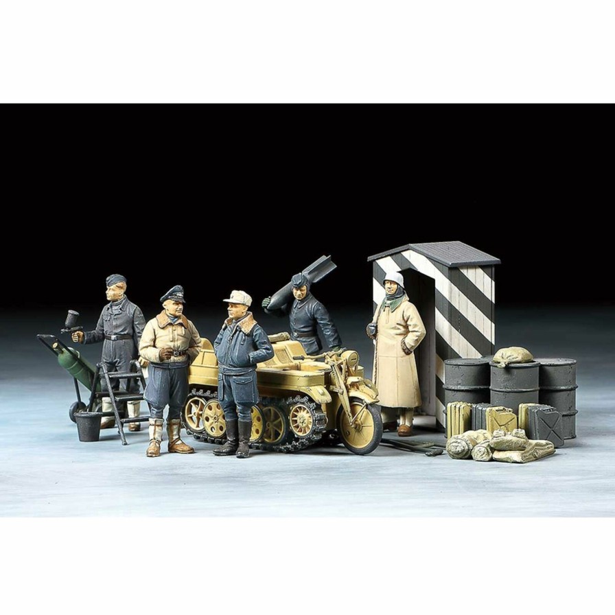 Cars & Trucks * | Tamiya 1/48 German Luftwaffe Crew Winter W Kettenkraftrad