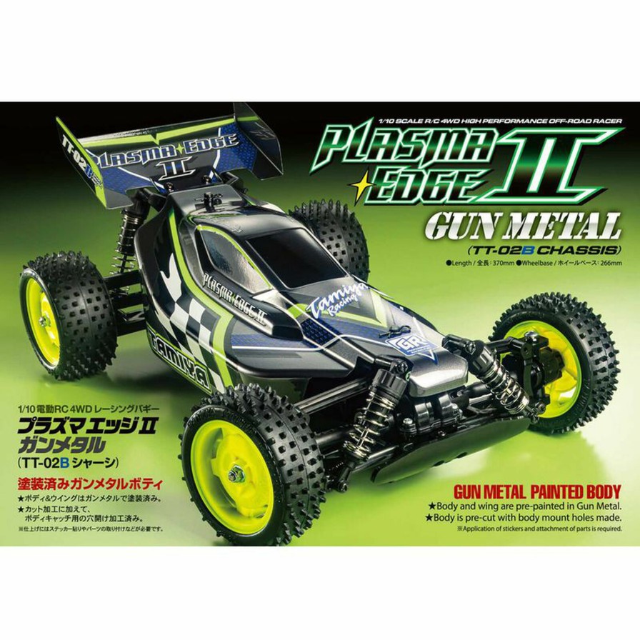 Cars & Trucks * | Tamiya 1/10 Plasma Edge Ii 4Wd Tt-02B Kit, Gun Metal