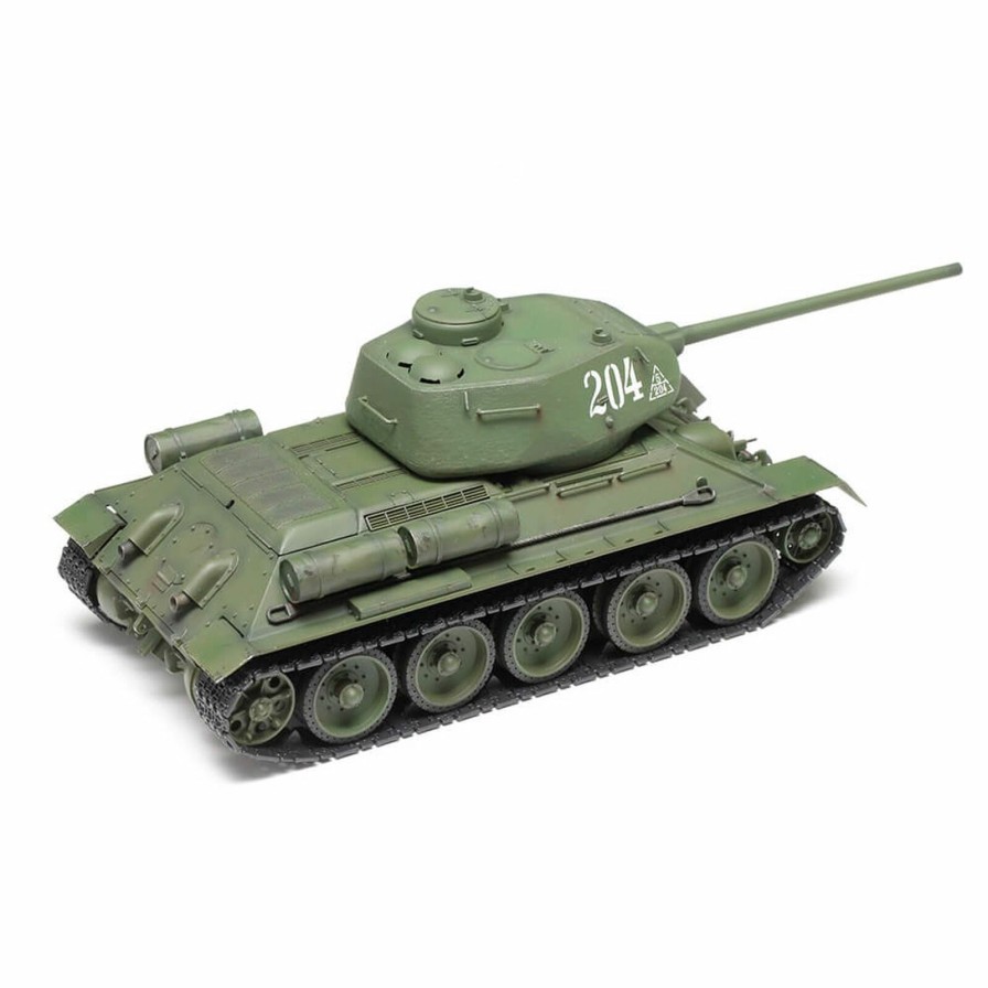 Cars & Trucks * | Tamiya 1/35 R/C Russian Med Tank T-34-85 (W/Control Unit)