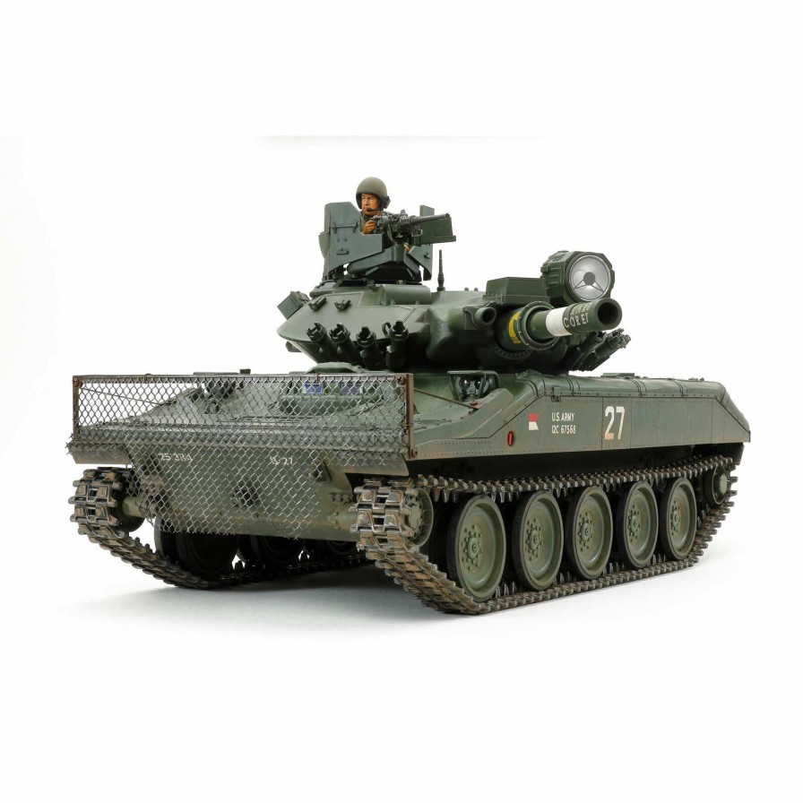 Cars & Trucks * | Tamiya 1/16 Us Airborne Tank M5551 Sheridan Display Model