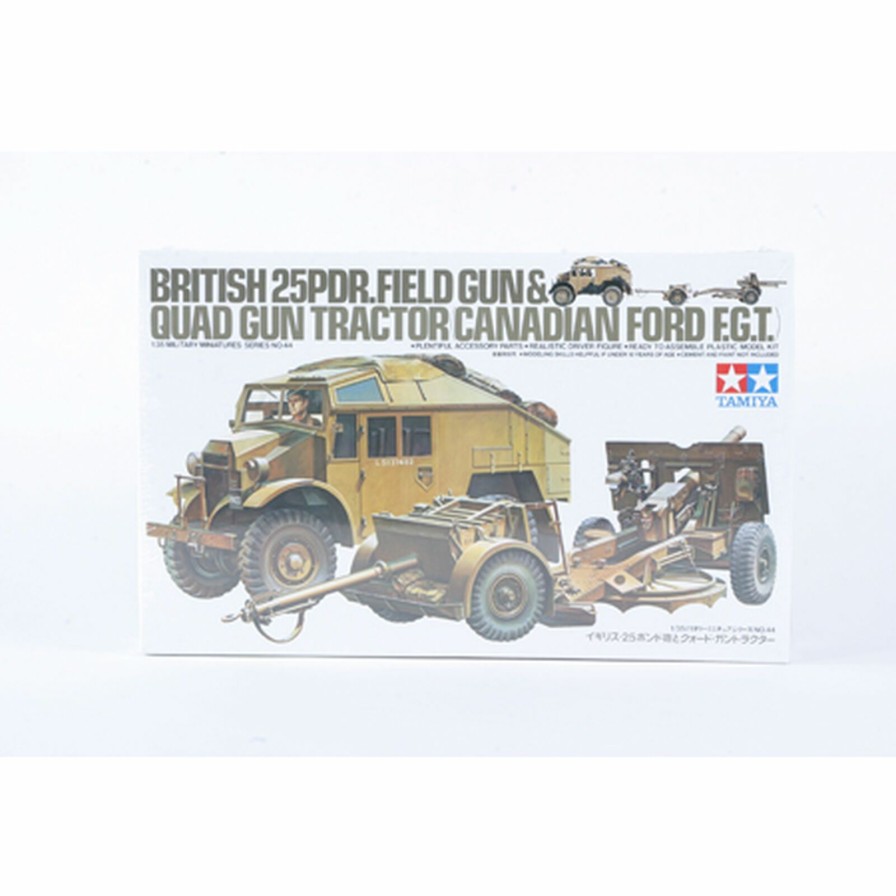 Plastics * | Tamiya 1/35 British 25Lb Gun & Quad