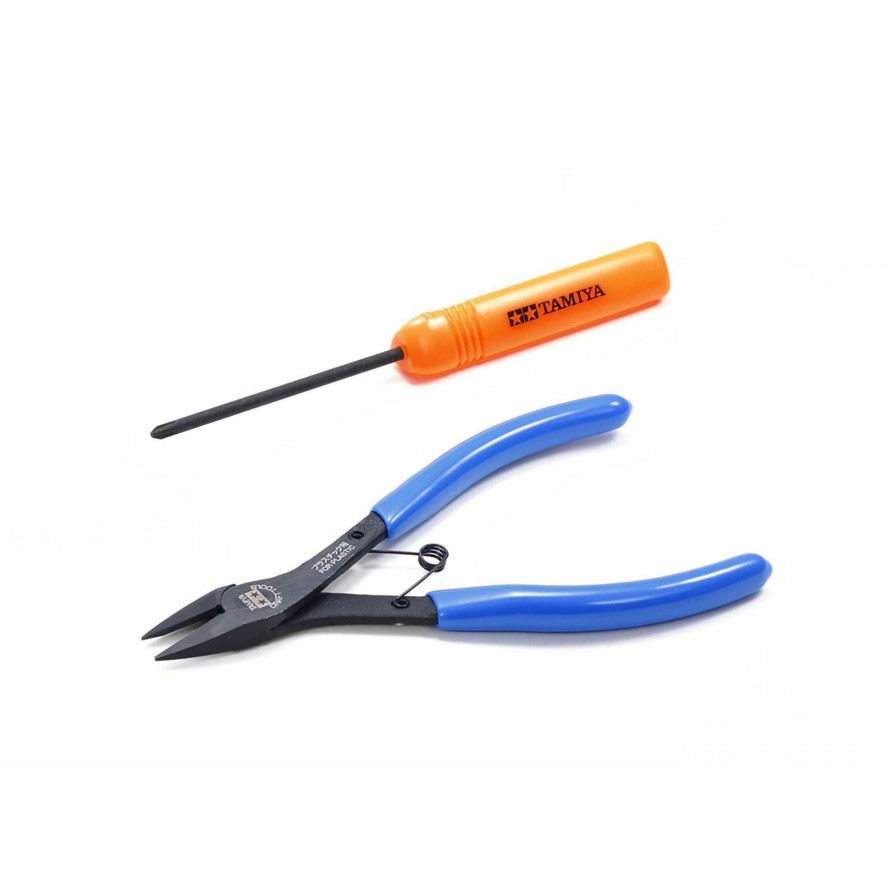 Airplanes * | Tamiya Mini 4Wd Tools (Side Cutters, (+) Screwdriver)