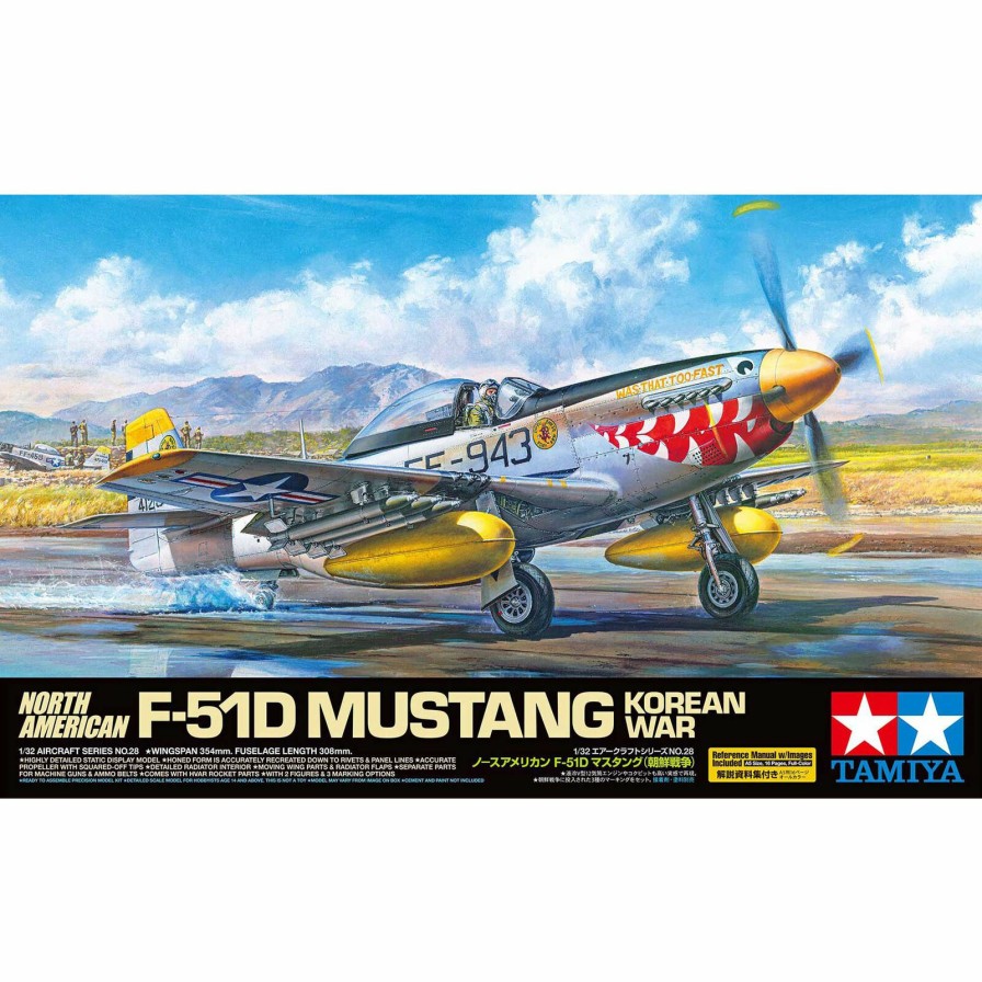 Plastics * | Tamiya 1/32 North American F-51D Mustang Korean War