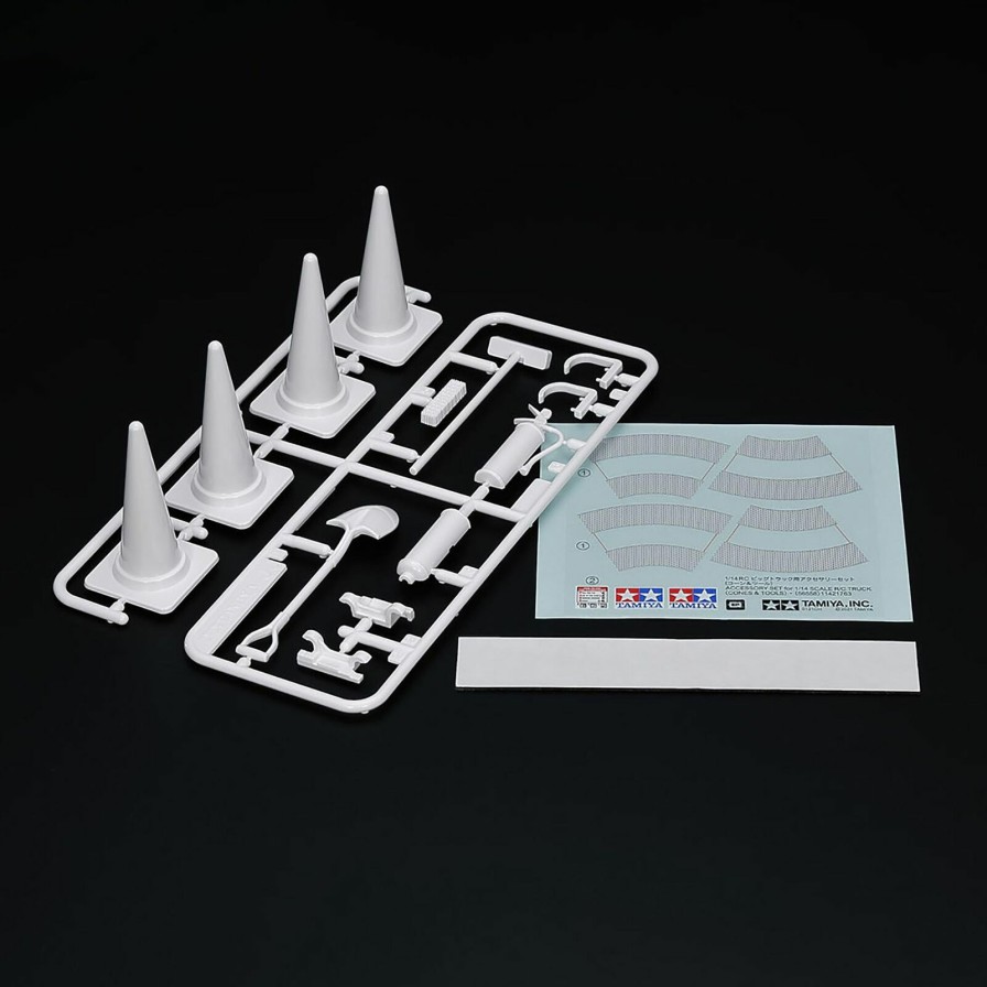 Cars & Trucks * | Tamiya Accessory Set 1/14 Scale R/C Truck (Cones & Tools)