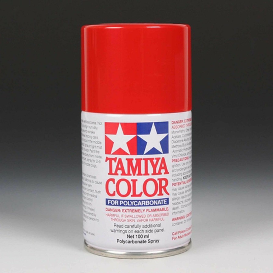 Airplanes * | Tamiya Polycarbonate Ps-60 Bright Mica Red, Spray 100 Ml